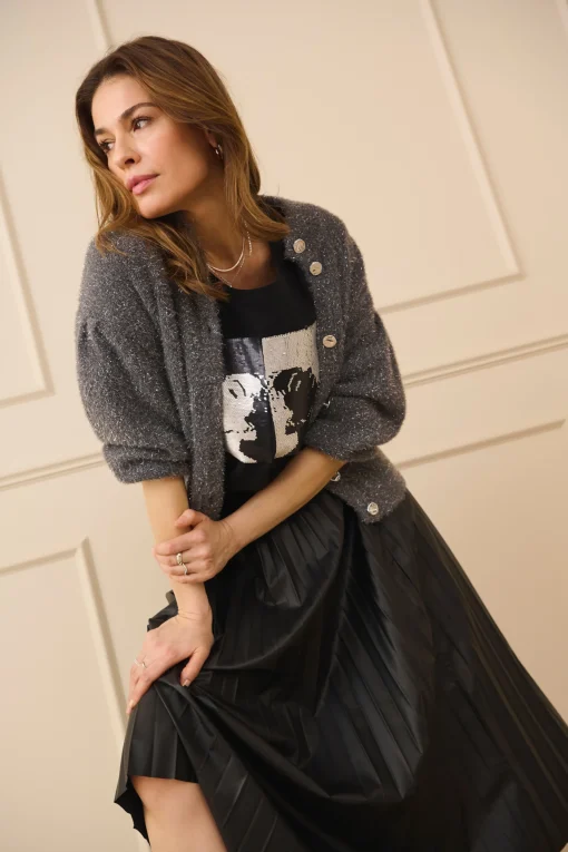 CRSnowy Cardigan