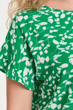 Kortærmet bluse