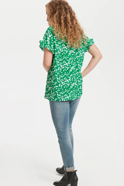 Kortærmet bluse