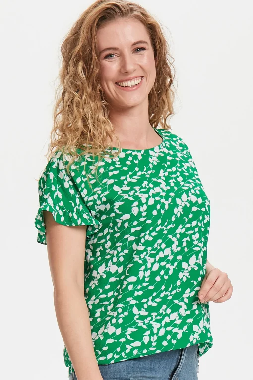 Kortærmet bluse