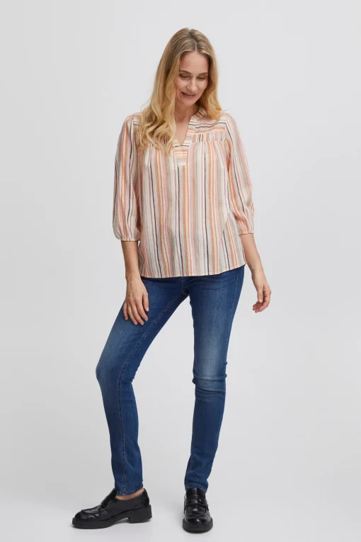 Langærmet bluse